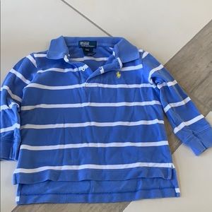 Toddler long sleeve polo